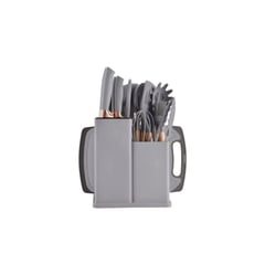 ANGELES DEL HOGAR - Set De 19 Utensilios Juego De Cocina Silicona