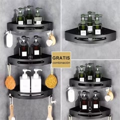 MUNDO MAGIA - Organizadores Para Duchas Repisa Accesorios Para Baño 3pcs