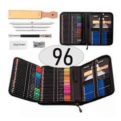 OFERTABKN - Estuche Lápices De Colores 96 Piezas Dibujo Profesional