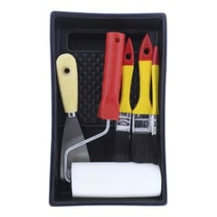 OEM - Kit Para Pintar 1 Bandeja + 3 Brochas + 1 Rodillo + Espátula