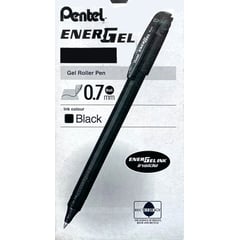 PENTEL - Roller Lapiz Gel Makkuro 0,7mm Negro - 12uni