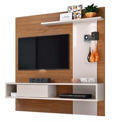 TODODESCUENTO - Rack Tv - Home Suspenso Atlántico 60- Natural Mueble