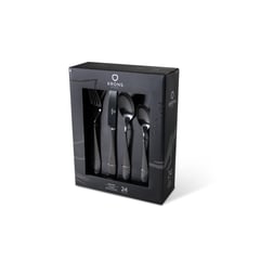 KRONS - Set Cuchillería Black 24 Piezas KRONS