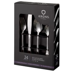 KRONS - Set Cuchilleria Luna 24 Piezas