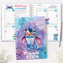 FIESTAS EN PAPEL - Agenda 2024 Stitch Vista Semanal