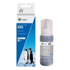 GENERICO - Tinta Color Gris T555 Para Epson Ecotank 70 ml Premium L8160 L8180