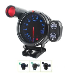 GENERICO - Reloj Sensor Tacometro Rpm DEFI con Shift Light Auto Karvas