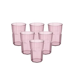 OU - Pack 6 Vasos 400 Ml Rosados