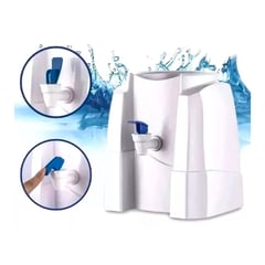 GENERICO - Dispensador Agua Manual Soporte Bidones Para 10L Y 20L Blanco