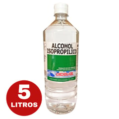 GENERICO - Alcohol Isopropílico 99,7% - Bidon 5 Litros Dideval