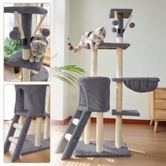 KOBA - Rascador Para Gatos Torre Arbol Marengo 138cm