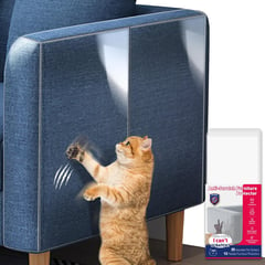 COREJOY - Set 12 Hojas Protector Muebles Cinta Antiarañazos Gato