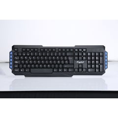 FUJITEL - TECLADO INALAMBRICO 106 TECLAS +10 NEGRO