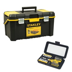 STANLEY - Caja Herramientas 3N + Set Destornillador 47 piezas