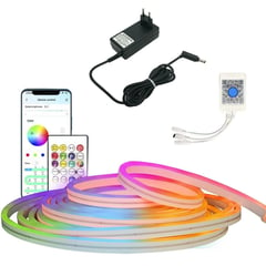 MAXWELL - Tira Luz Led Neon 5 Mts RGB Configurable Bluetooth