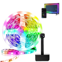 MAXWELL - Tira Cinta Luces Led RGB Para TV Bluetooth + Camara