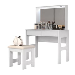 BE DESIGN - TOCADOR CON ESPEJO BE BLANCO - - JB7500-BL