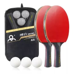 KUANGYE - Pack 2 Paleta De Ping Pong Profesional 6 Estrellas