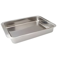 GENERICO - Bandeja Para Horno Bandeja Acero Inoxidable Multiuso 26x19cm