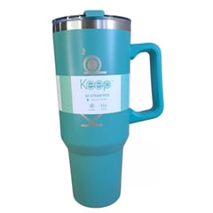 KEEP - Mug Taza Vaso Termico 1180 Ml Turquesa