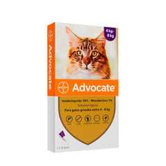 ELANCO - Advocate Antiparasitario Gato 4 a 8kg