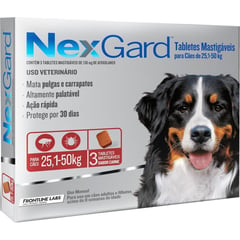 BOEHRINGER INGELHEIM - Nexgard 25 a 50 kg x 3 comprimidos ANTIPULGAS Y GARRAPATAS