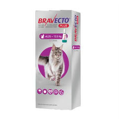 BRAVECTO - Plus Pipeta Gatos 6,25 - 12,5 Kg