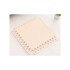 GENERICO - Pack X 4 Tatami Alfombra Encastrable 60x60x1.2cm Goma Eva BEIGE