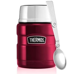 THERMOS - Termo Comida 470ml King Acero Inoxidable Rojo