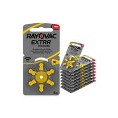 RAYOVAC - PILAS PARA AUDIFONOS MEDICADOS 10 X 6