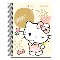 PROARTE - Cuaderno Hello Kitty Octava Tapa Dura 150 hjs Amarillo