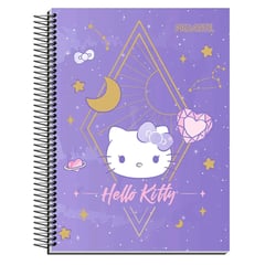 PROARTE - Cuaderno Hello Kitty Octava Tapa Dura 150 hjs Morado