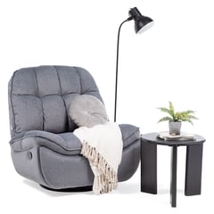 VYS SPA - BERGER RECLINABLE GIRATORIO Y MESEDOR MILANIUM GREY