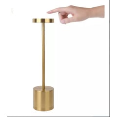 TNAKIEX - Lámpara De Mesa Recargable Lámpara Inalámbrica LED de metal-Oro