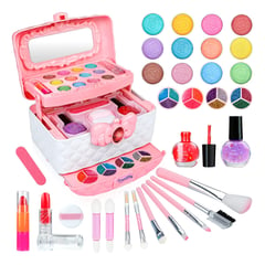 U BUY - Kit De Maquillaje Para Niños Maleta Brillo Sombra De Ojos