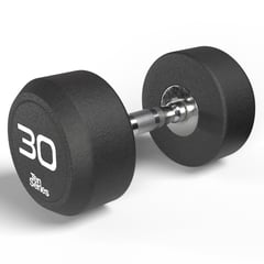 TEN SERIES - Mancuerna Round Steel 30 Kg