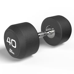 TEN SERIES - Mancuerna Round Steel 40 Kg