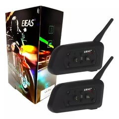 EJEAS - 2 Intercomunicador Bluetooth Moto V6 Pro