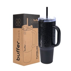 BUFFER FLASK - Vaso Termico Mug Buffer 1,2 Lt Inox Frio Calor - Negro