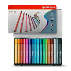 STABILO - Set Pen Point 68 Punta Fina 30 Colores