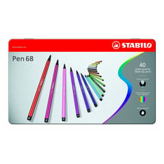 STABILO - Set Pen Point 68 Punta Fina 40 Colores