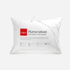 ROSEN - Almohada Pluma Natural 25% S/Fuelle 50x70 cm Americana