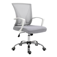 RELAN - Silla de Escritorio Ergonómica Top Living Burdeos Gris