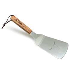 WAYU - Espatula De Cocina Acero Inoxidable Mango Madera 31cm Asado