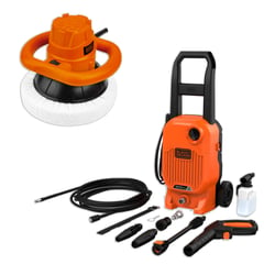 BLACK+DECKER - Hidrolavadora Alta Presión 1400W + Pulidora 120W