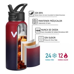 GENERICO - Termo Botella Acero Inoxidable Frio Caliente Portatil 32oz