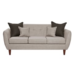 GENERICO - Sofa 3 Cuerpos Huevito Beige