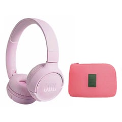 JBL - Audífono Inalámbrico Tune 510BT Rosa Y Toumi Audífono Estuche