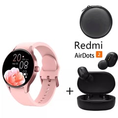 XIAOMI - Smartwatch Y80-P y Audifonos Redmi AirDots 2 y Estuche