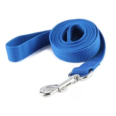 DEFENSOR FOREVER - Correa Plana Larga Para Perros 4,5metros X 4,0 cm Azul